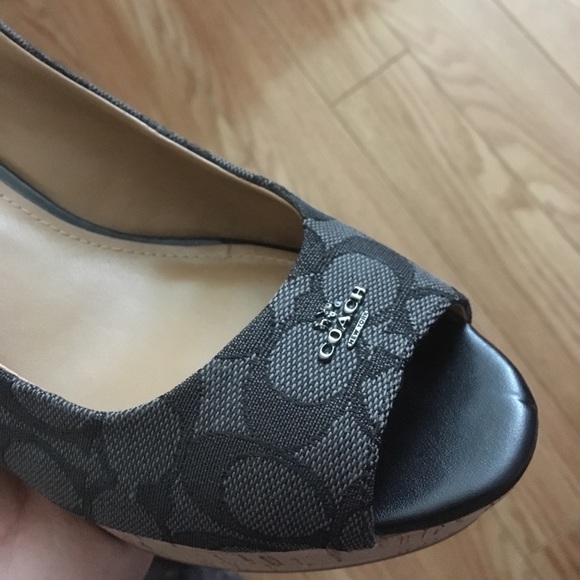 Coach Wedge Sandals (Authentic!!) - Picture 8 of 9